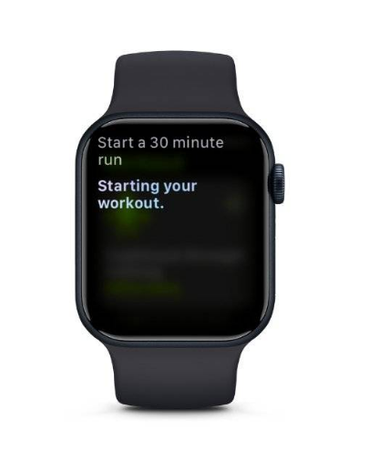 如何在 Apple Watch 上通过语音开始锻炼?