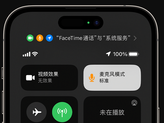 增城苹果授权维修网点分享iPhone在通话时让你的声音更清晰 