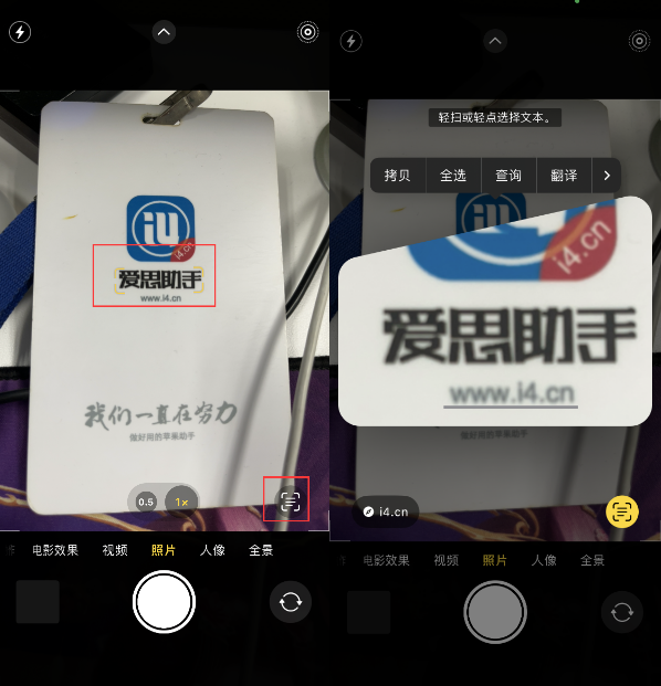 增城苹果手机维修分享升级iOS 16后如何通过相机翻译文本 