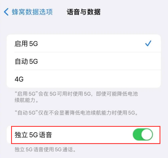 增城苹果14维修分享iPhone 14 Pro如何开启VoNR 
